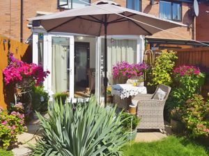 Rear Garden in Bloom- click for photo gallery